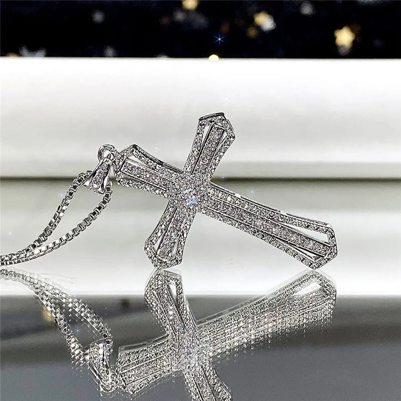 Hip Hop Cross Necklace