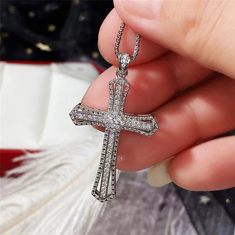 Hip Hop Cross Necklace
