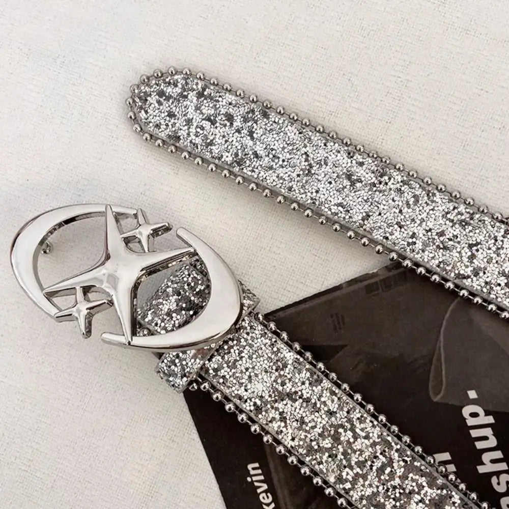 Y2K Sequins Belt