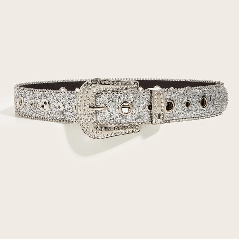 Rhinestone Belt Simple