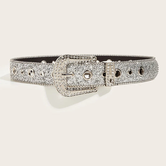 Rhinestone Belt Simple