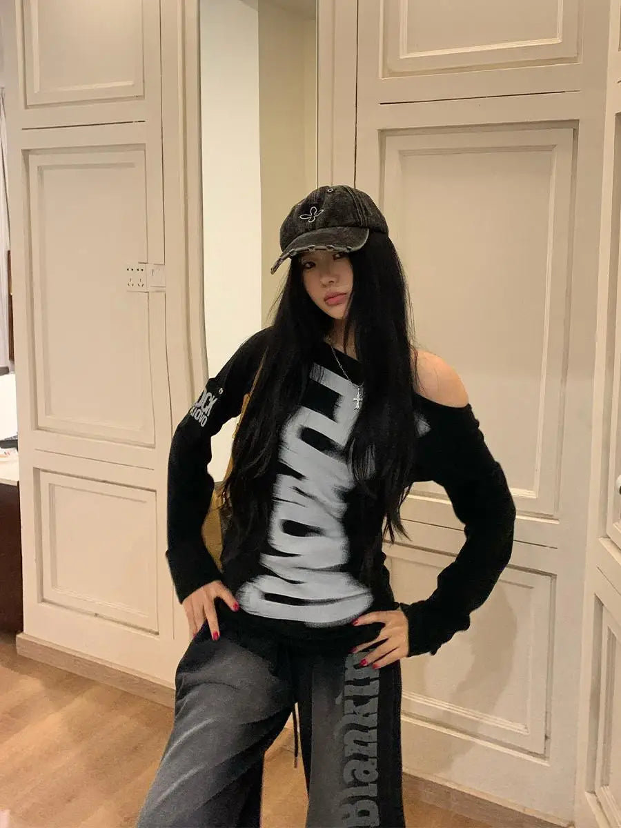 Print Shirt Long Sleece