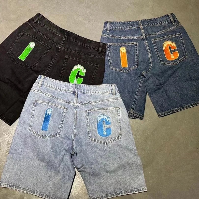 Denim shorts
