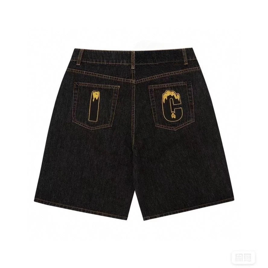 Denim shorts