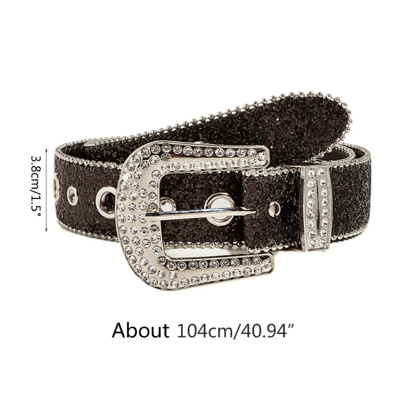 Rhinestone Belt Simple
