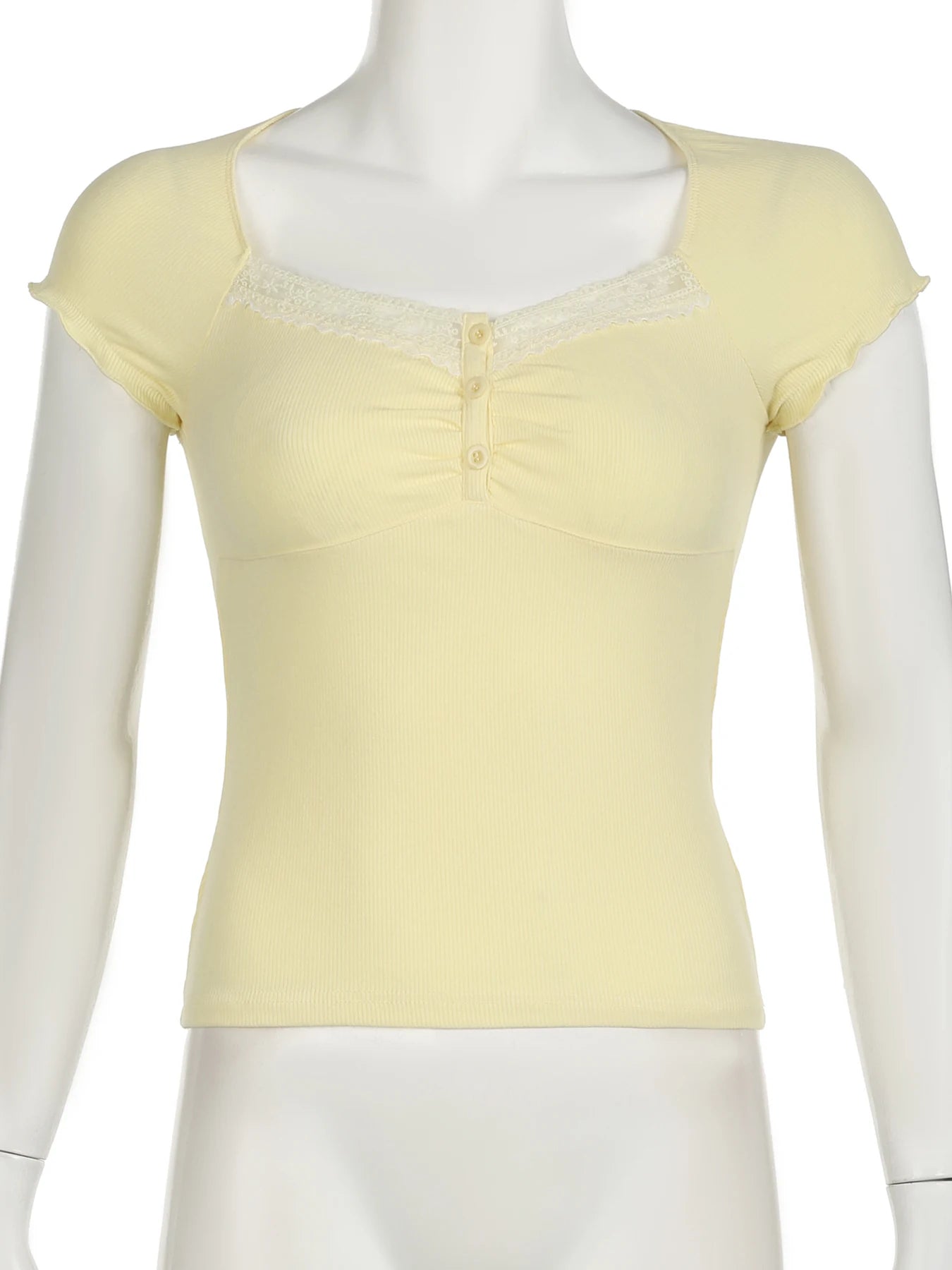 Lace Trim T Shirt