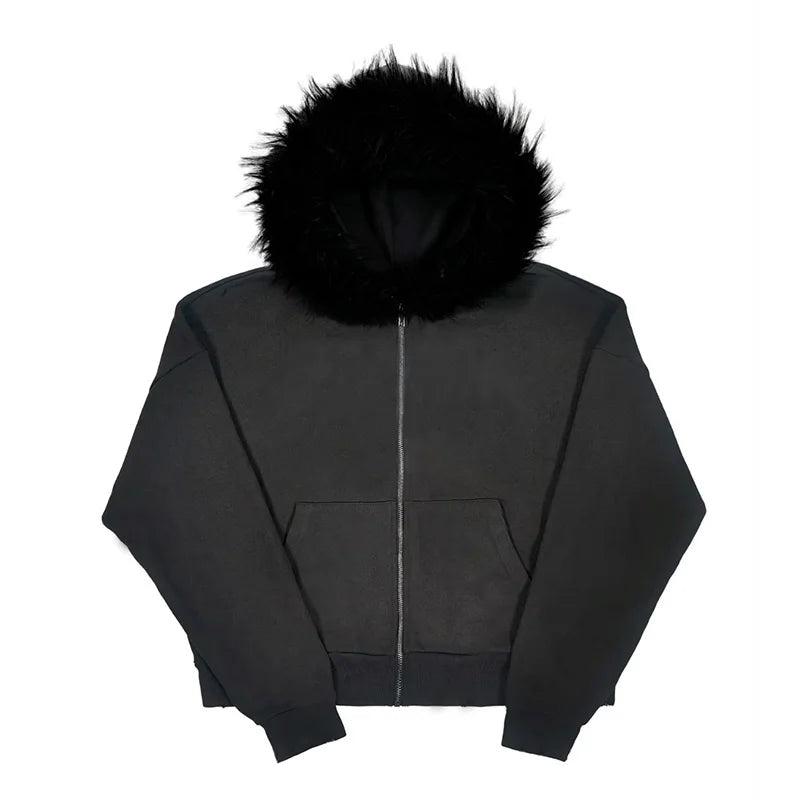 Fur Hoodie