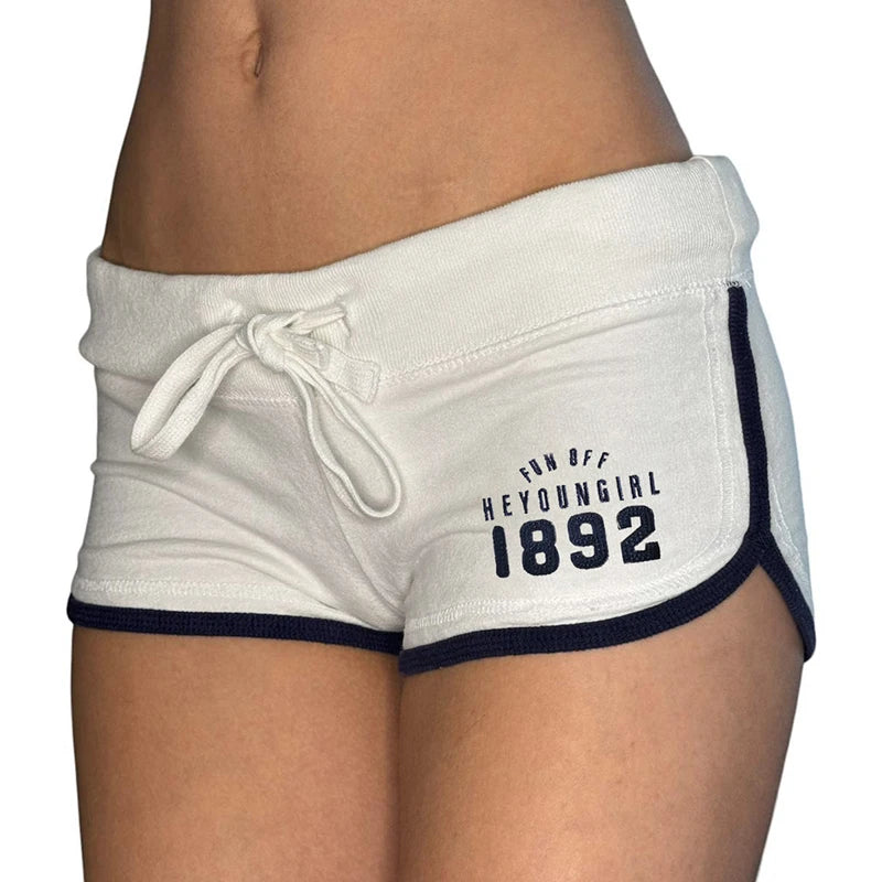 Letter Print Shorts