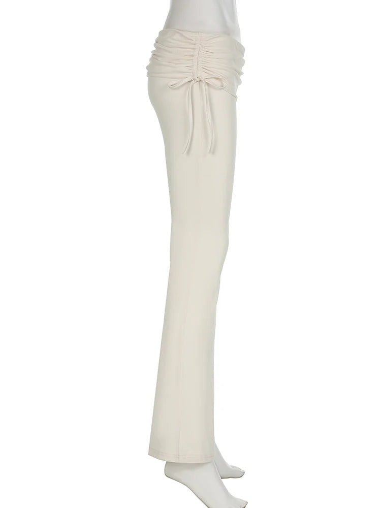 Low-Waisted Flare Pants