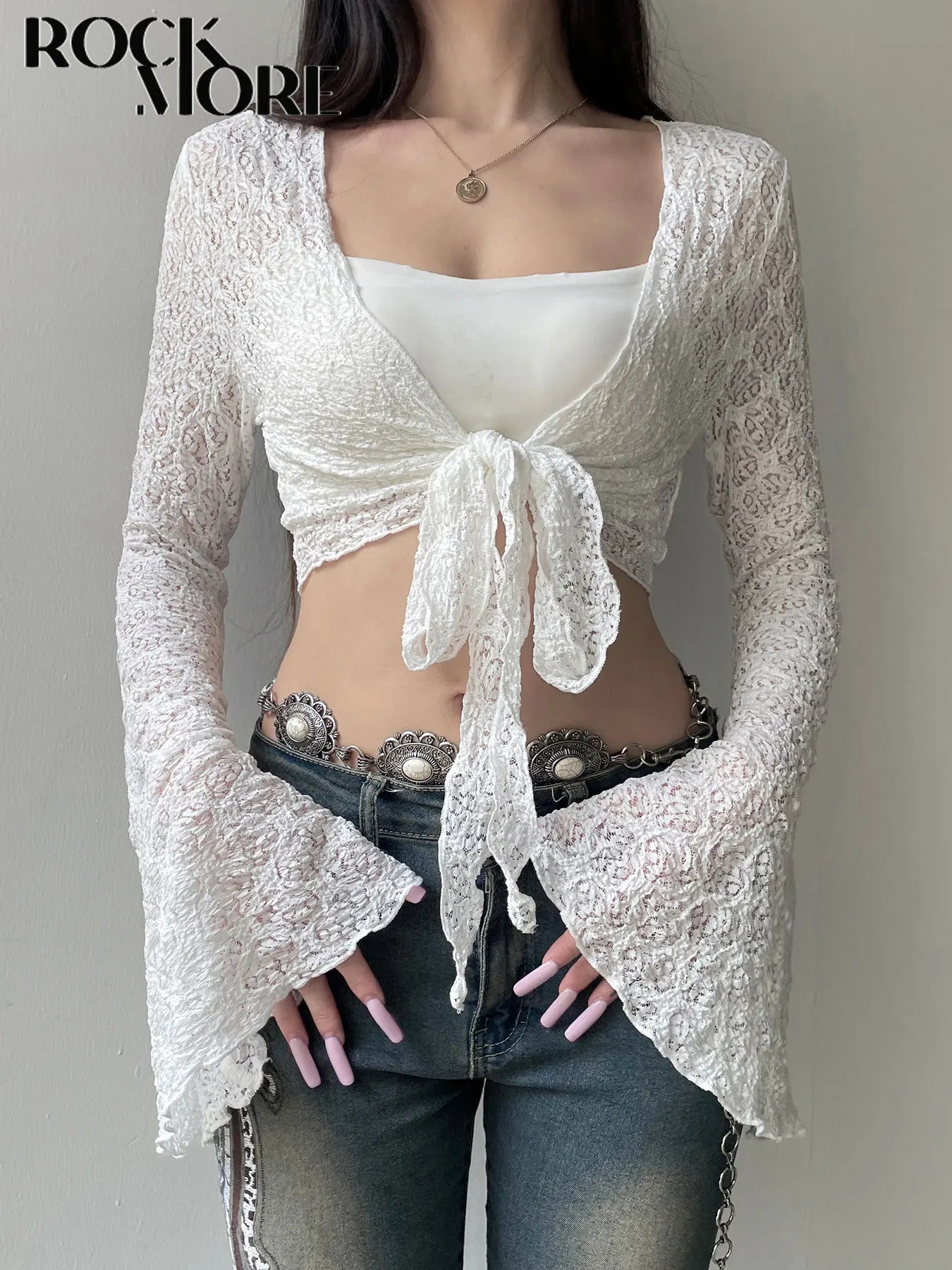 Y2K Flared Cardigan