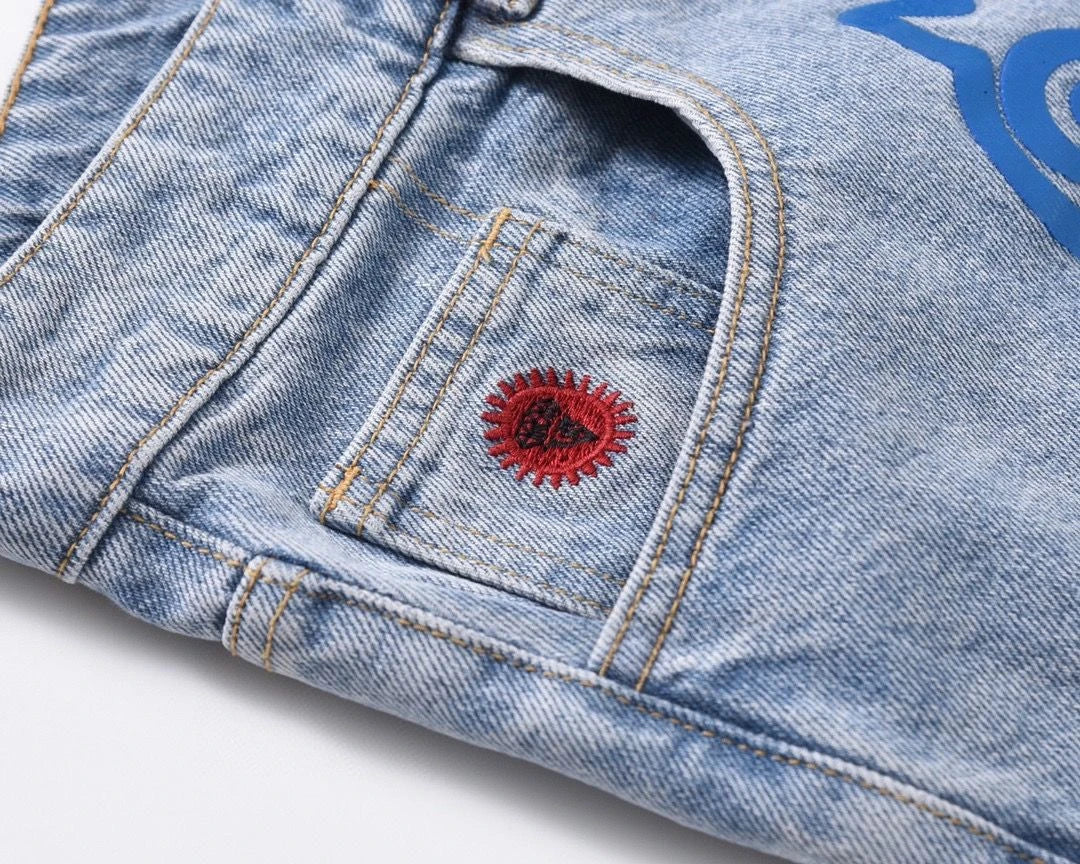 Denim shorts