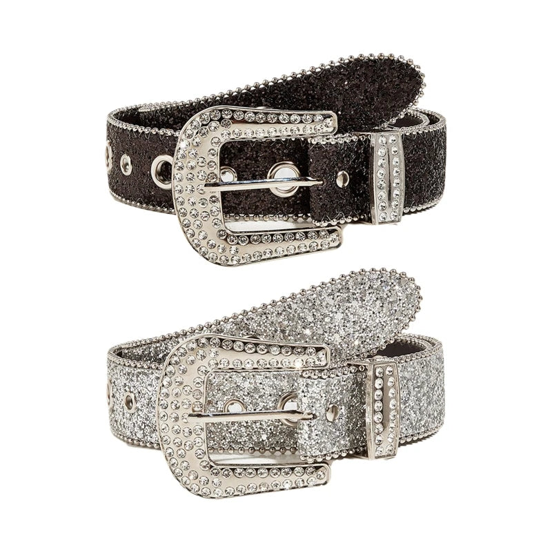 Rhinestone Belt Simple