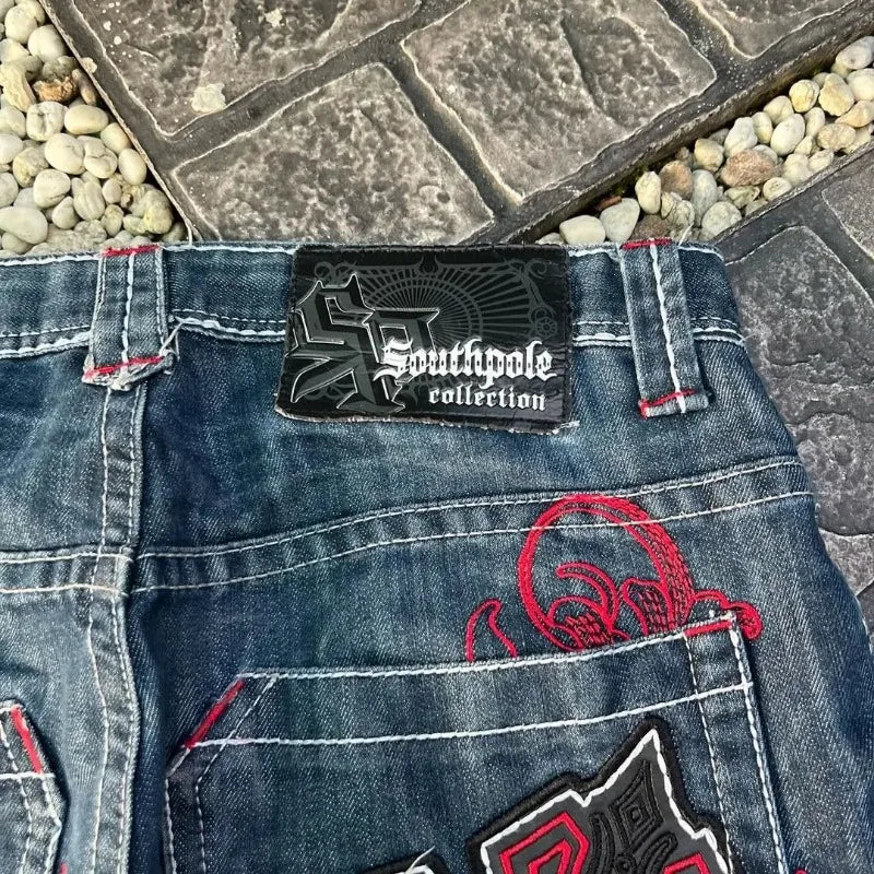 cross graphic print short