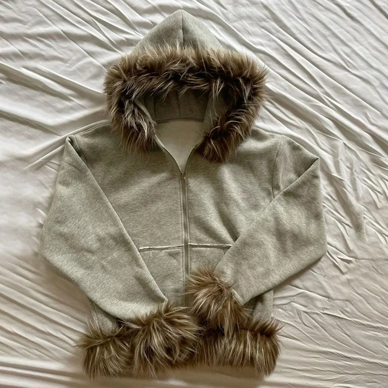 Fur Hoodie