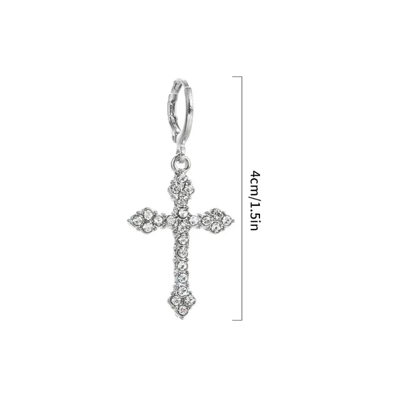 Y2K Sliver Color Earrings