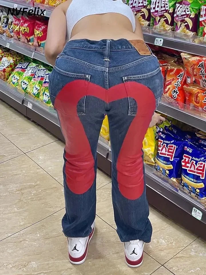 Print Jeans