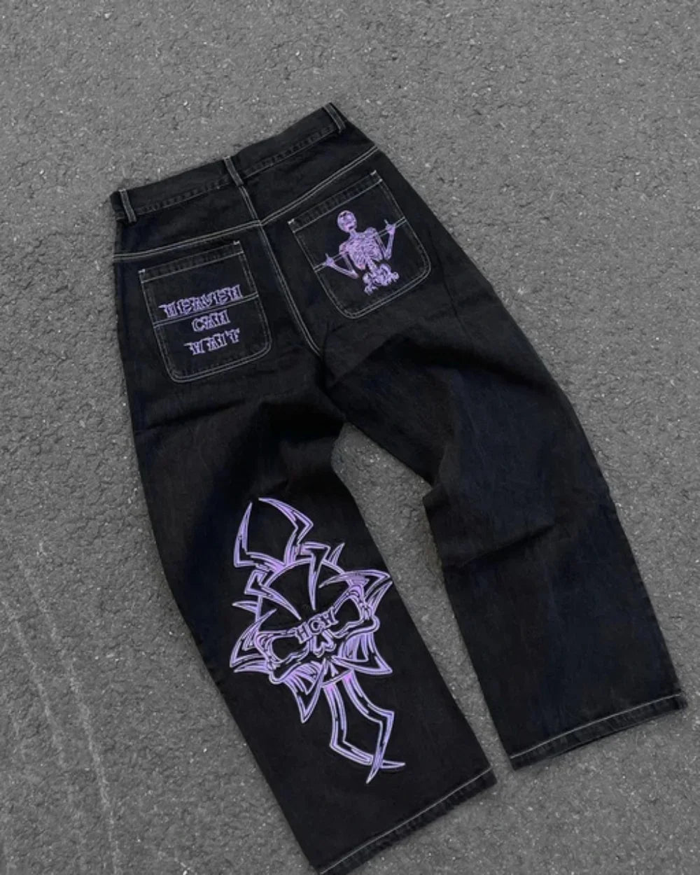 New Baggy Wide Leg Jeans Men