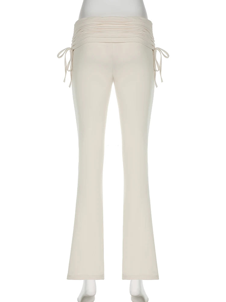 Low-Waisted Flare Pants