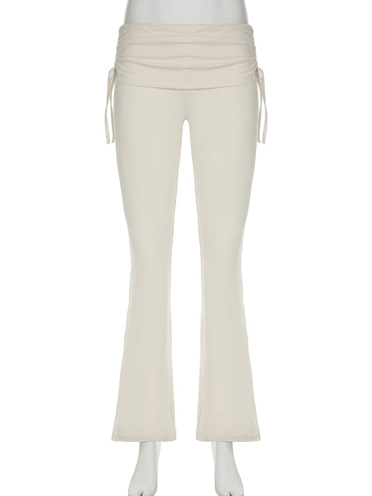 Low-Waisted Flare Pants