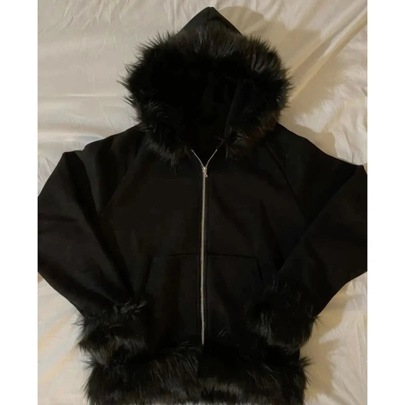Fur Hoodie