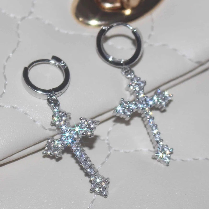Y2K Sliver Color Earrings