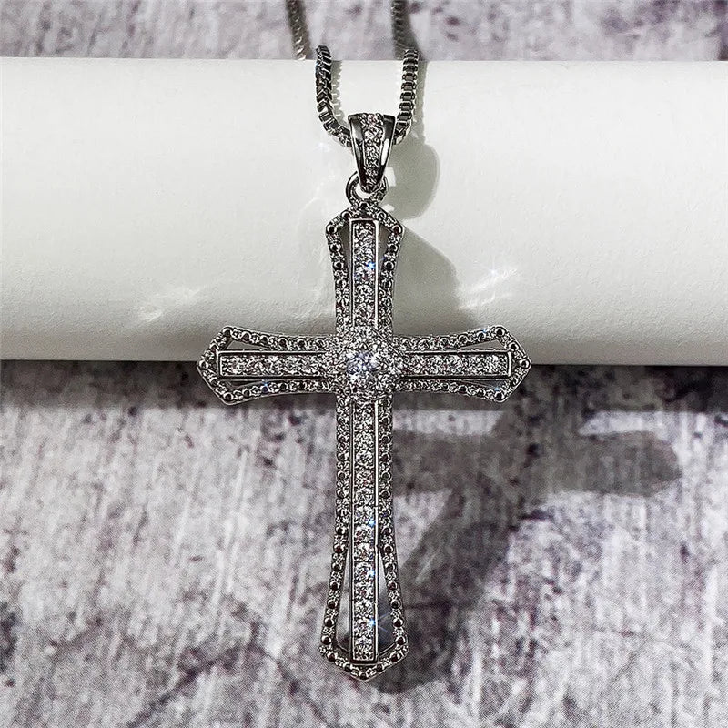 Hip Hop Cross Necklace