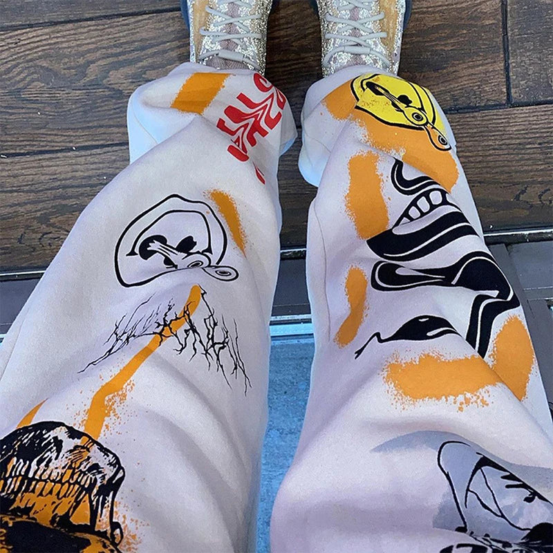 Skull Printed Sweatpants
