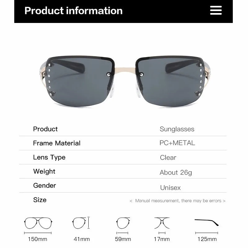 Square Y2K Sunglasses
