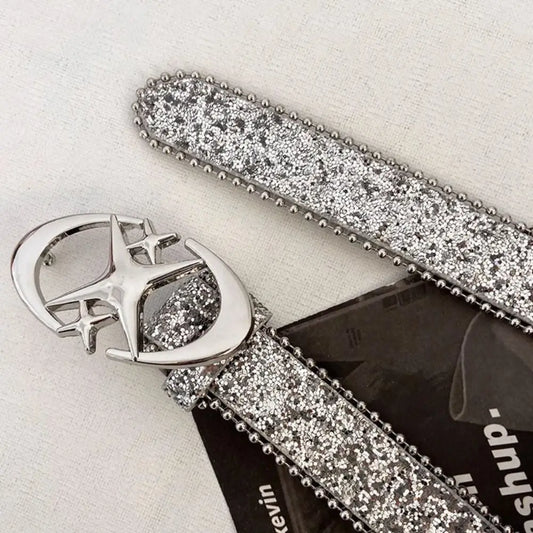 Y2K Sequins Belt