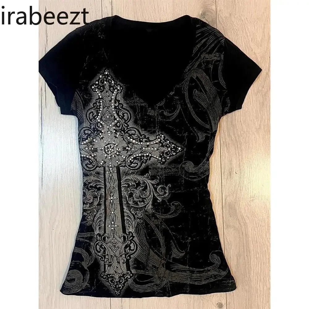 Black Printed T-shirt