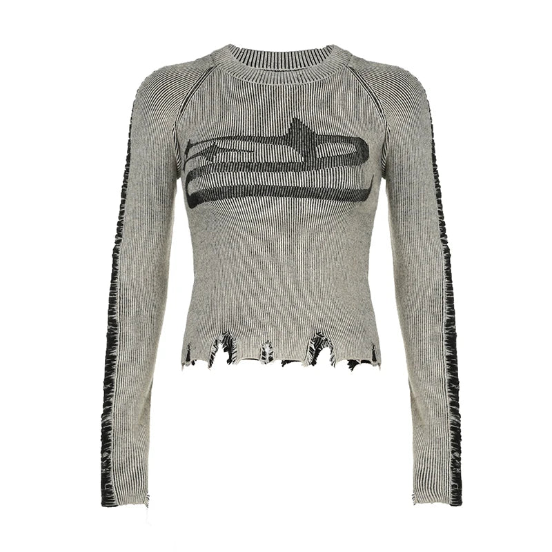Ripped Stitched Sweater