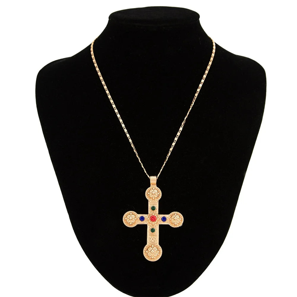 Zircon Cross Pendant