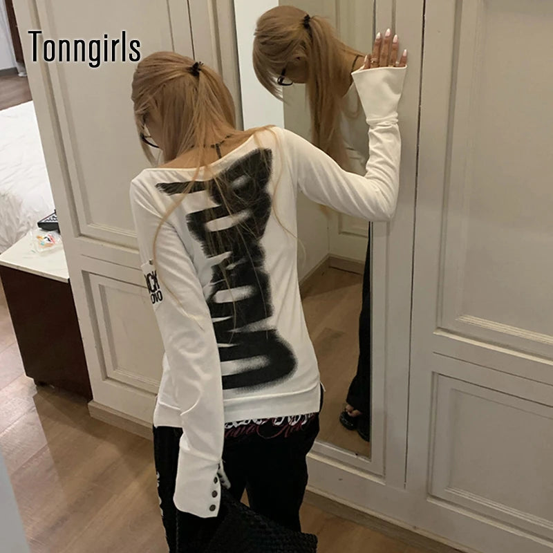 Print Shirt Long Sleece