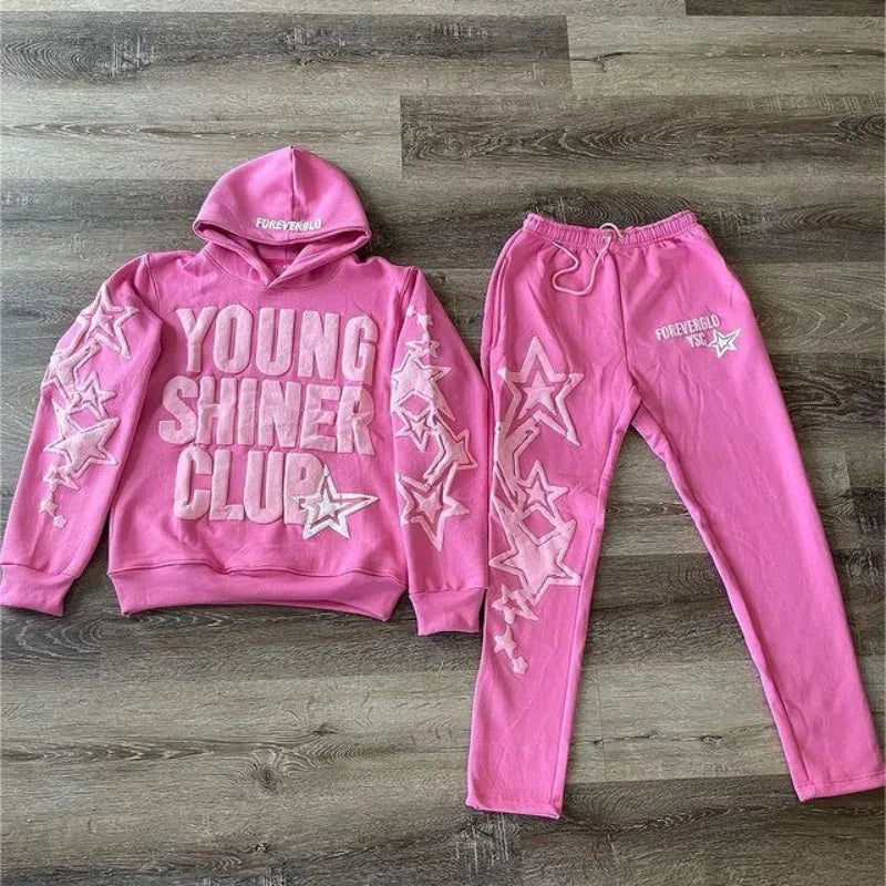Graphic Hoodie Suit