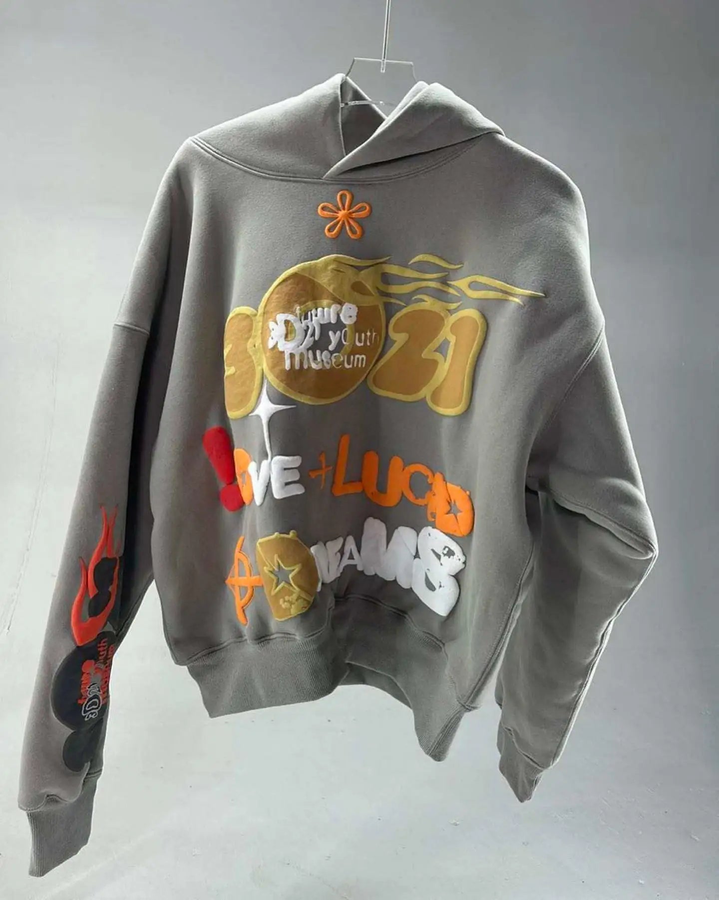 Letter Puff Hoodie