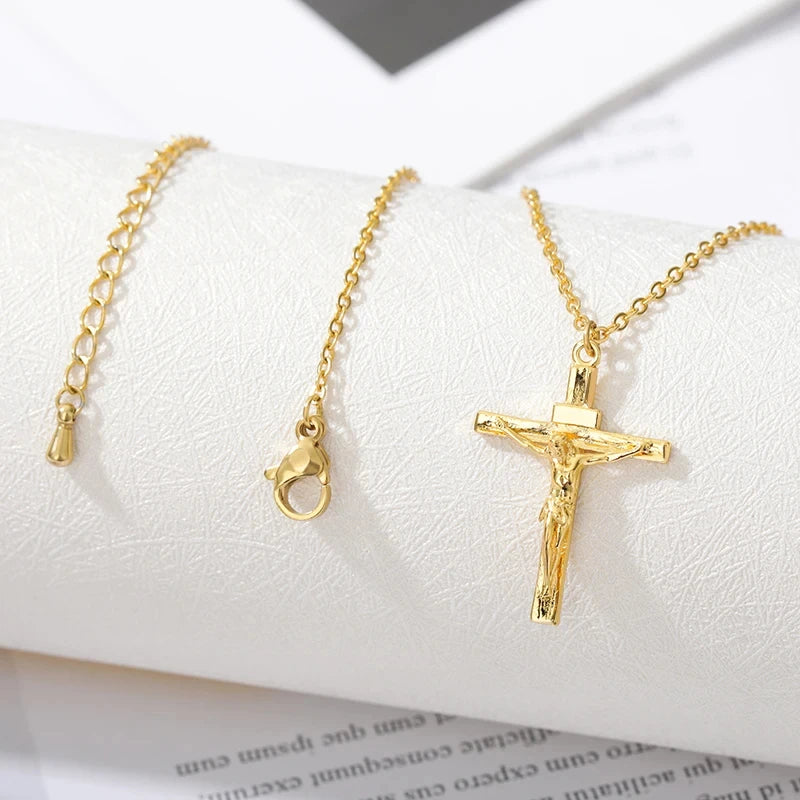 Rhinestone Necklace For Women Gold Color