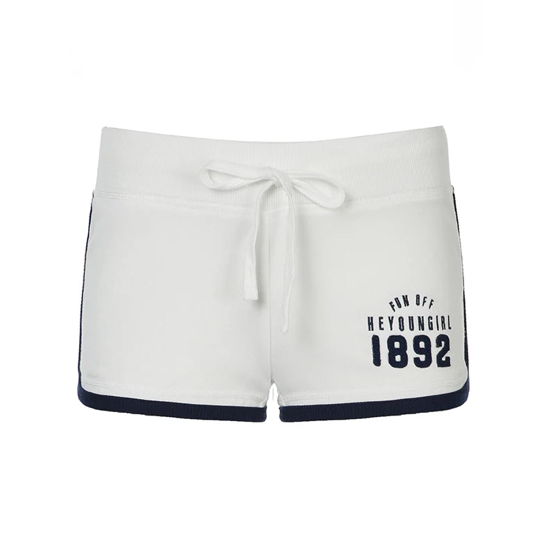Letter Print Shorts