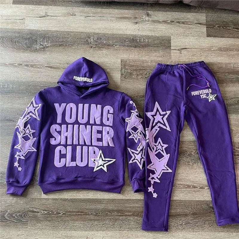 Graphic Hoodie Suit