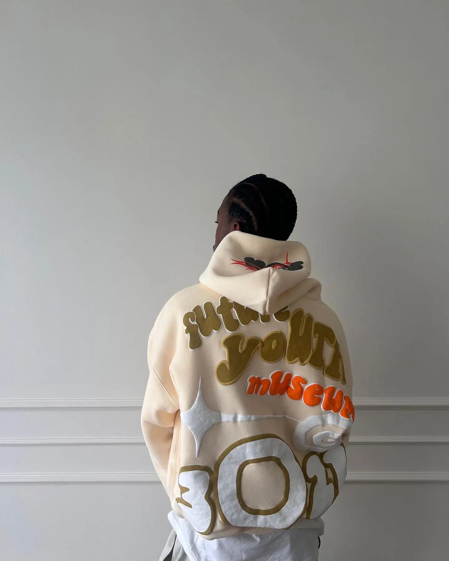 Letter Puff Hoodie