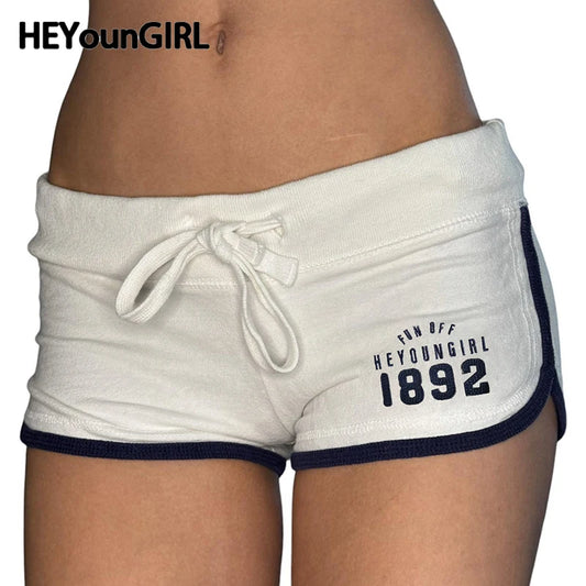 Letter Print Shorts