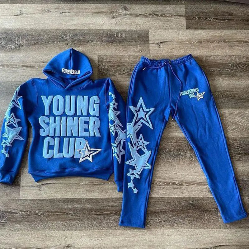 Graphic Hoodie Suit