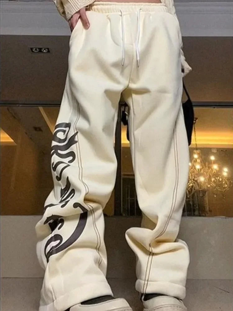 Straight Wide Leg Pants