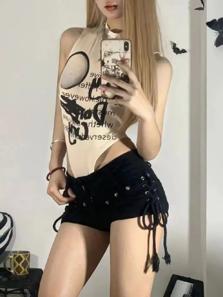Lace up Shorts