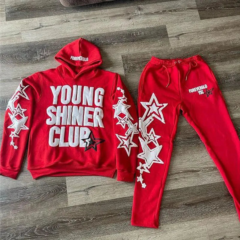 Graphic Hoodie Suit