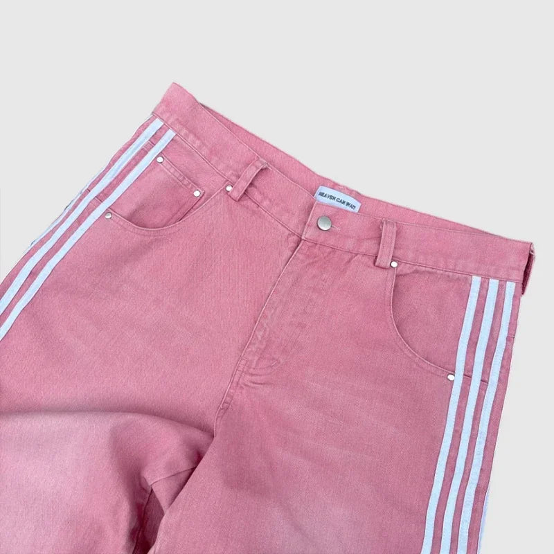 Baggy Jeans Striped