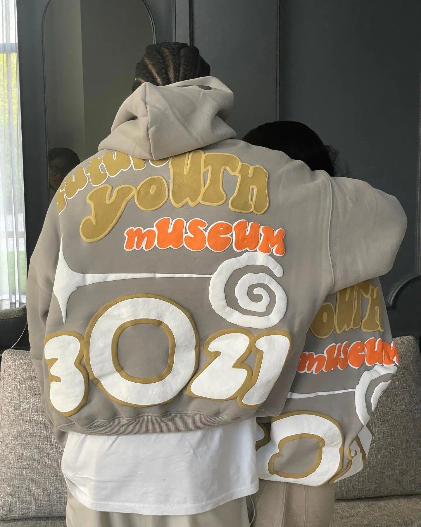 Letter Puff Hoodie