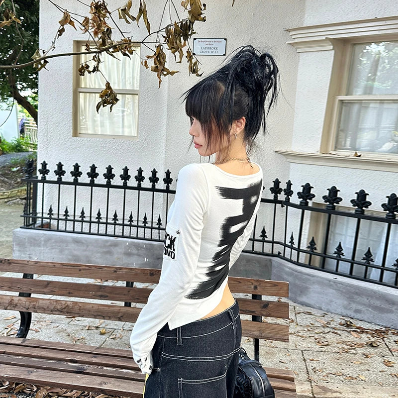 Print Shirt Long Sleece