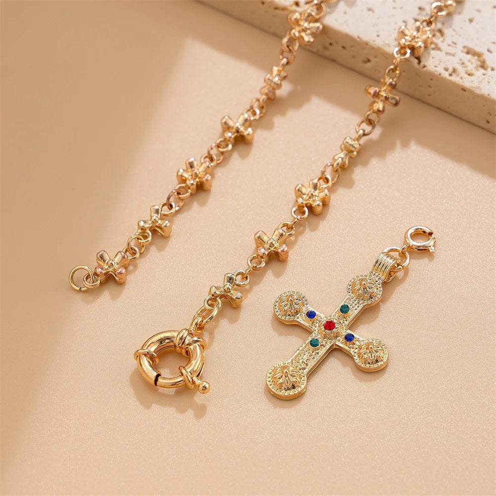 Zircon Cross Pendant